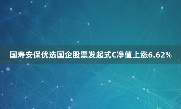 国寿安保优选国企股票发起式C净值上涨6.62%