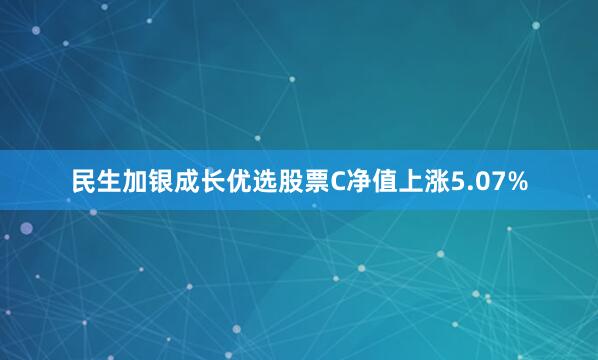 民生加银成长优选股票C净值上涨5.07%