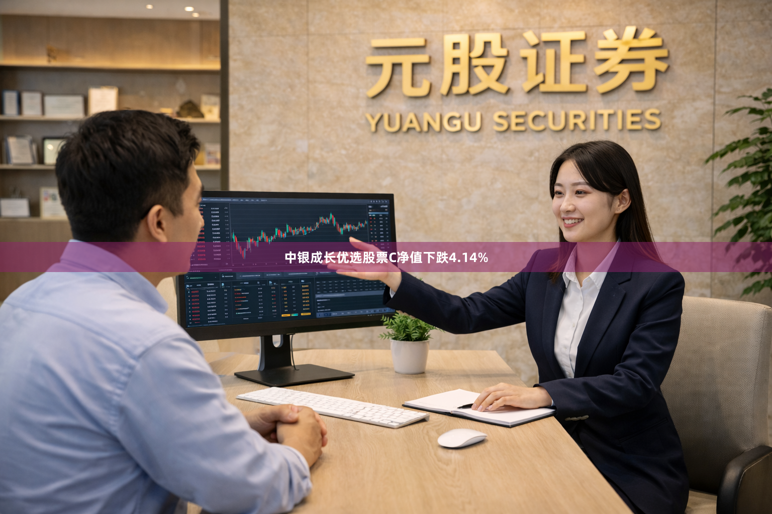 中银成长优选股票C净值下跌4.14%
